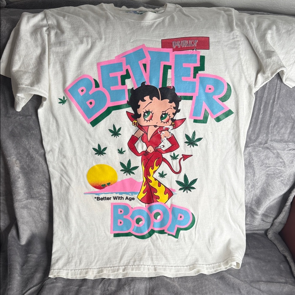 White Tee with Graphic Print